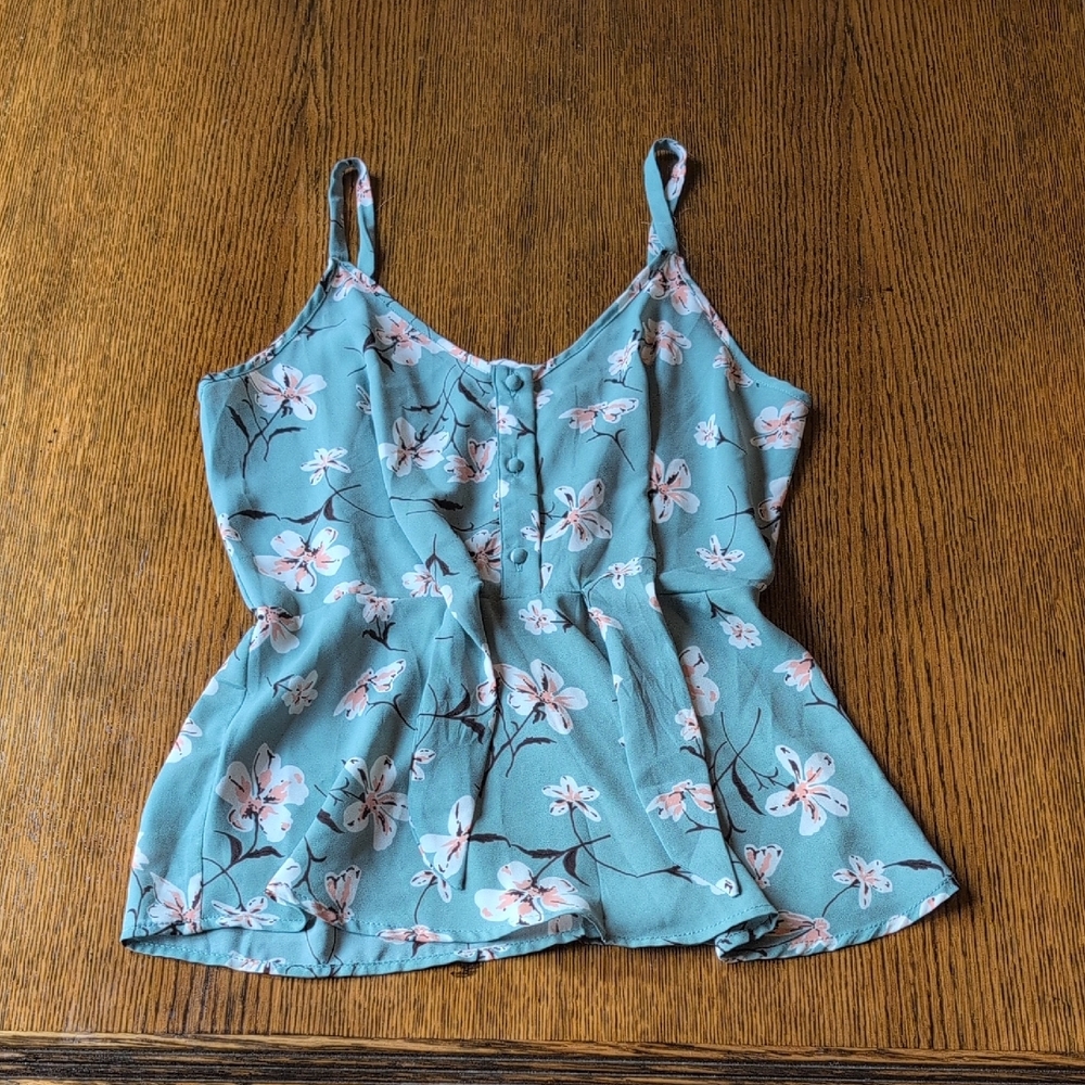 Sienna Sky Floral Blue Camisole
